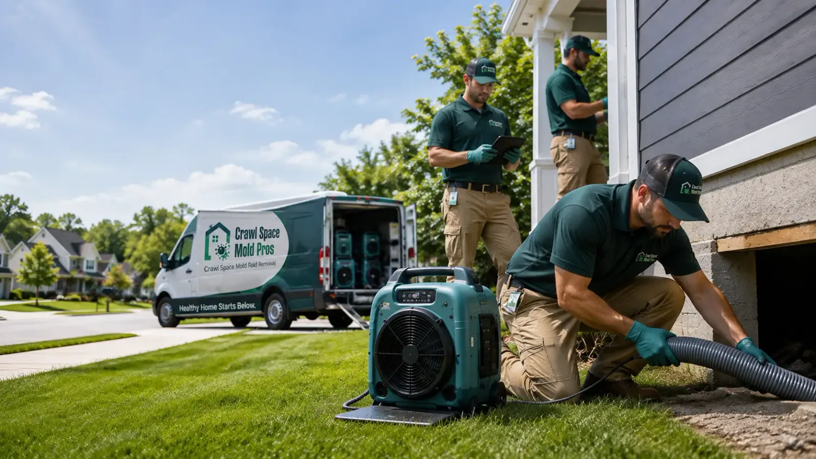 Crawl Space Mold Removal in Athol, KS